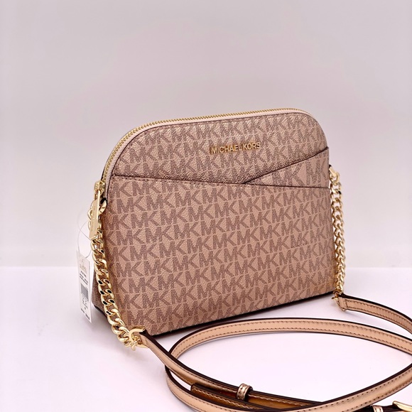 MICHAEL KORS Dome Crossbody Bag Rose Gold - Picture 6 of 16